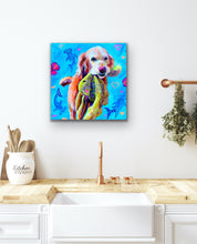 Load image into Gallery viewer, Sam and His Bunny: Pet Portrait