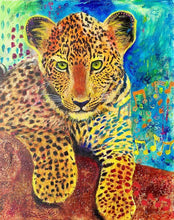 Load image into Gallery viewer, Payal Emery, Baby Amur Leopard, $550