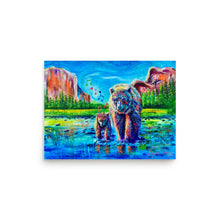 Load image into Gallery viewer, Bears at Yosemite - Art Print