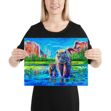 Load image into Gallery viewer, Bears at Yosemite - Art Print