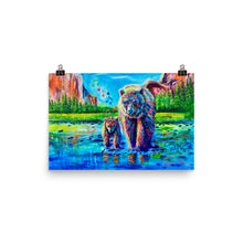 Load image into Gallery viewer, Bears at Yosemite - Art Print