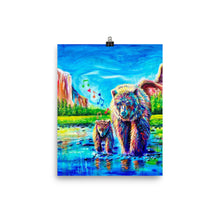 Load image into Gallery viewer, Bears at Yosemite - Art Print