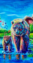 Load image into Gallery viewer, Mama Bear and Baby Bear at Yosemite National Park