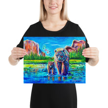 Load image into Gallery viewer, Bears at Yosemite - Art Print
