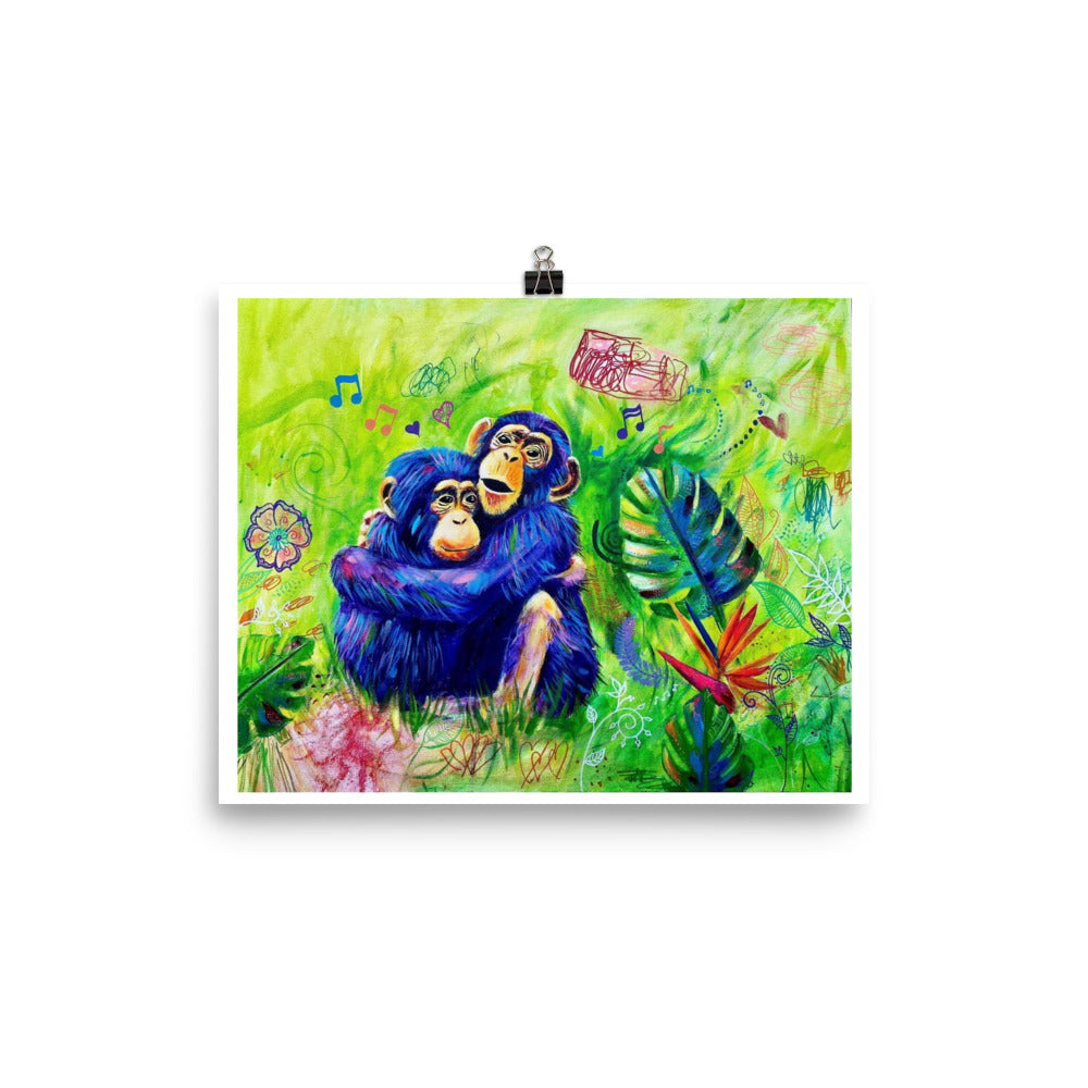 Chimps - Art Print